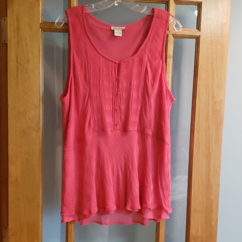 NWOT Lucky Brand XL coral tank